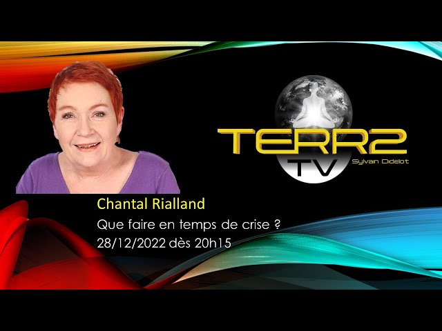 Chantal Rialland, Que faire en temps de crise ?