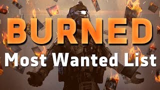 Burned | Most Wanted List Burn Card Explained
