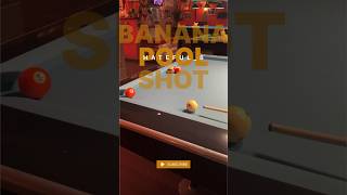 Banana shot! 🍌#billiards #8ballpool #tricks #trickshots #бильярд