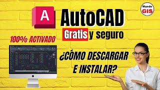 🔥Descarga e Instala AutoCAD 2024 GRATIS, Activado Legal con Licencia Educativa by MUNDO GIS 54,939 views 2 months ago 6 minutes, 36 seconds