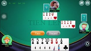 Tien Len play 13 card used special skills #100K screenshot 1