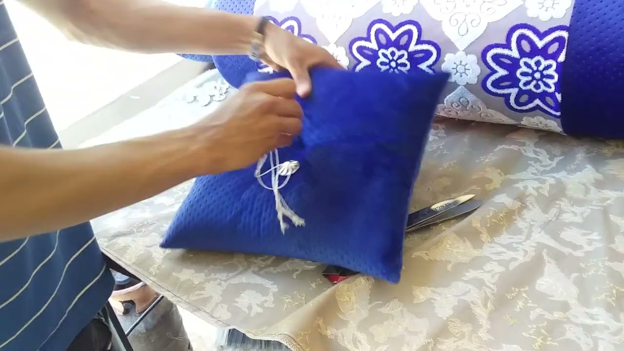 طريقة عمل صدفة وسط مخدة