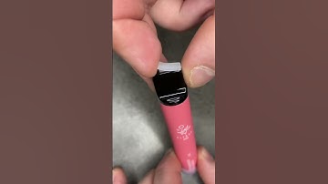Nicotine Free Elfbar strawberry ice cream unboxing ASMR