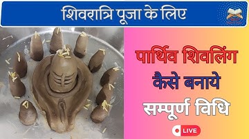 पार्थिव शिवलिंग बनाने की विधि | Pandit Pradeep Mishra ji |  Parthiv Shivling Banane ki vidhi