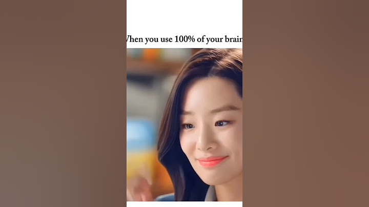 She used 100 % of her brain #kdrama