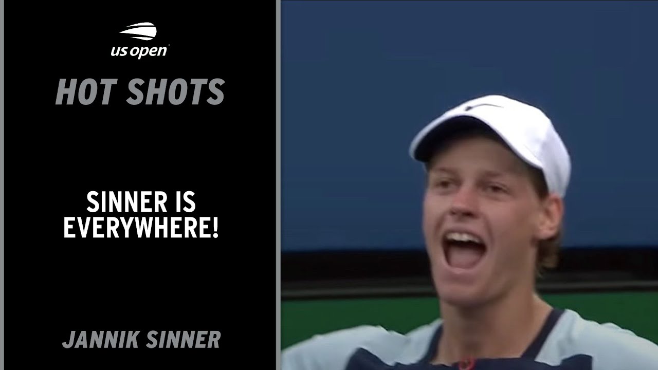 Jannik Sinner Wins OUTRAGEOUS Point  | 2022 US Open