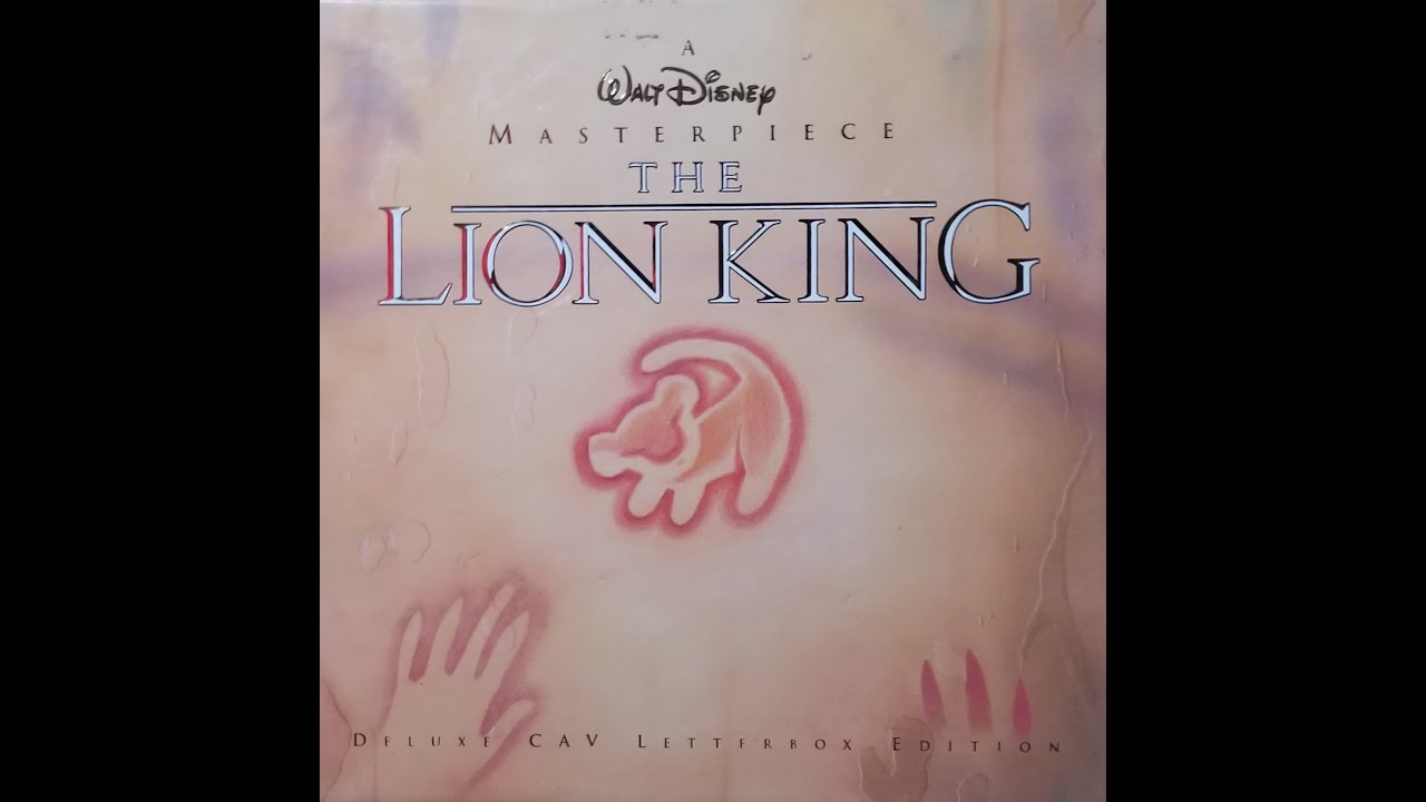 Opening to The Lion King (US CAV LaserDisc; 1995) - YouTube