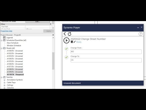 Revit Everyday (Day 249) - Change Sheet Number using Dynamo - YouTube