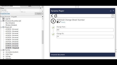Revit Everyday (Day 249) - Change Sheet Number using Dynamo