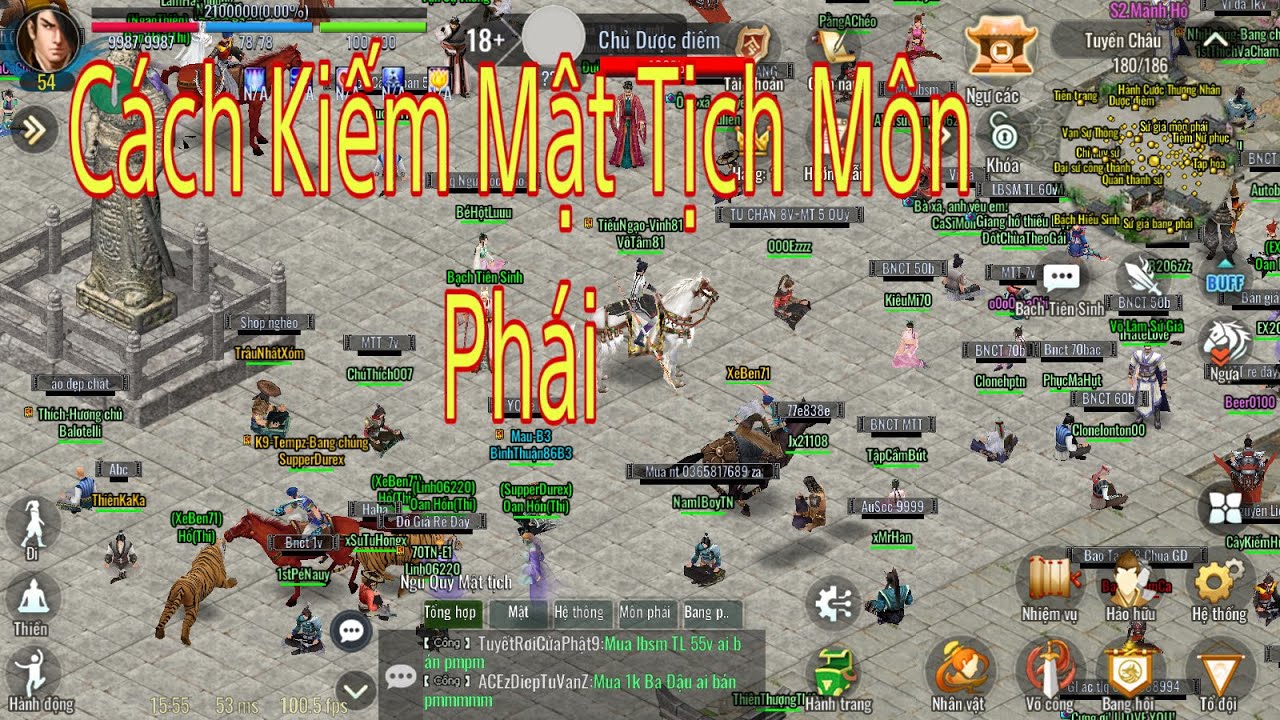Cách Kiếm Mật Tịch Môn Phái Kiếm Hiệp Tình 2 mobile / Võ Lâm 2 Mobile ...