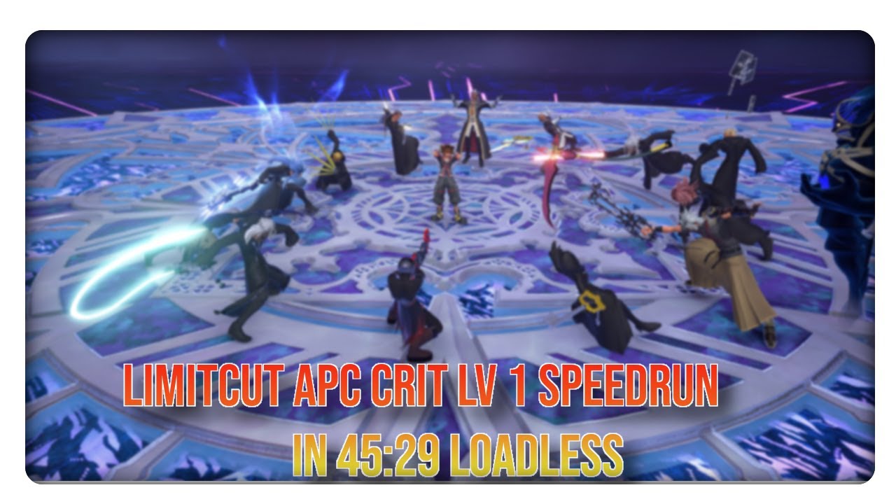 Kingdom Hearts 3 Limit Cut Speedrun All Pro Codes in 