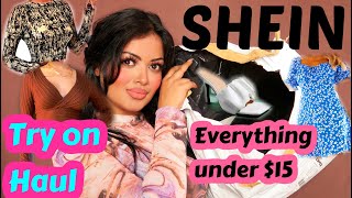 I SHOPPED ON SHEIN! Clothes &amp; Shoes under $15 | TRY ON HAUL &amp; REVIEW