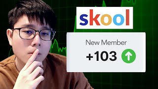 How I grow my Skool community (103 new members in 6 days)