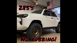 How to fit 285s on a 4Runner
