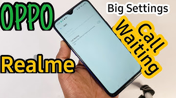 How to Activate CAll WAITING OPPO | How call waiting REALME ALL MODEL