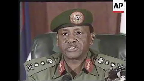 General Sani Abacha on the Arrerst of MKO Abiola and NUPENG