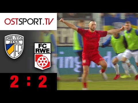 Erfurt kontert spät im Thüringen-Derby: CZ Jena - RW Erfurt 2:2 |  Regionalliga Nordost - YouTube
