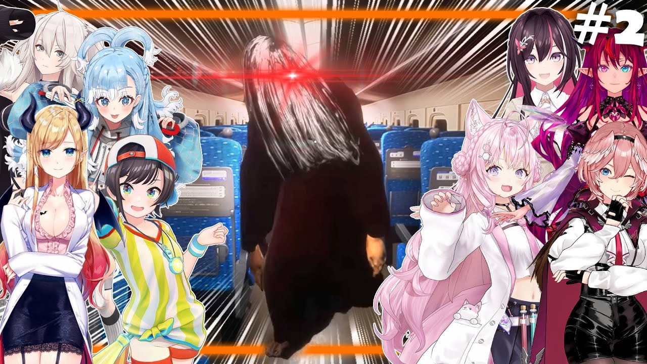 Hololive Girls Getting Chased By Train Monster #2 | Hololive Girls vs Train Monster - Shinkansen 0