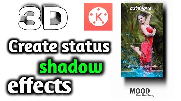 3D shadow effect status editing || create a new style status || 2020