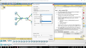 7.1.3.8 Packet Tracer - Investigate Unicast, Broadcast, and Multicast Traffic