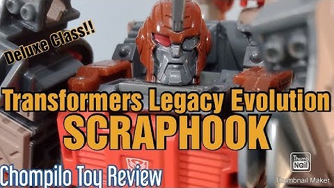 TRANSFORMERS LEGACY EVOLUTION Scraphook Deluxe Class Review