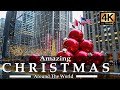 Christmas Around the World 2021 {4K UltraHD} 🎅 - Best Places To Celebrate Christmas Cities | Urban