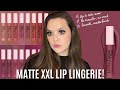 NYX XXL Lip Lingerie Matte Liquid Lipsticks! 10 Shades! Swatches + Review 2021 [VLOGMAS Day 5!]