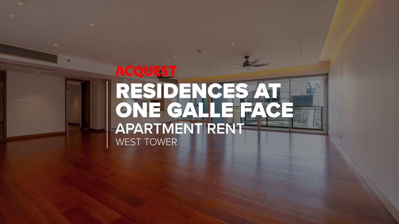 Face For Rent Apartment for Rent at The Residences at One Galle Face - YouTube