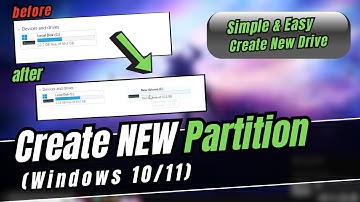 How to Create New Partition in Windows 10 & 11 (2023) | Create New Drive