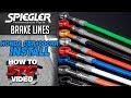 How to Install Spiegler Honda CBR1000RR Rennsport Front Brake Lines from Sportbiketrackgear.com