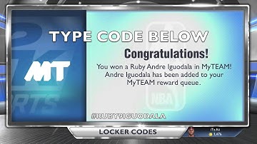 HOW TO UNLOCK RUBY ANDRE IGUODALA - NBA2k14 MY TEAM XBOX ONE / PS4