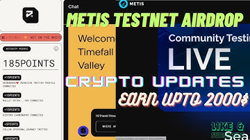 🔥Metis🌿 TESTNET AIRDROP AND AIRDROPS UPDATES || FREE AIRDROP || EARN UPTO 2000$ #freeairdrop #crypto