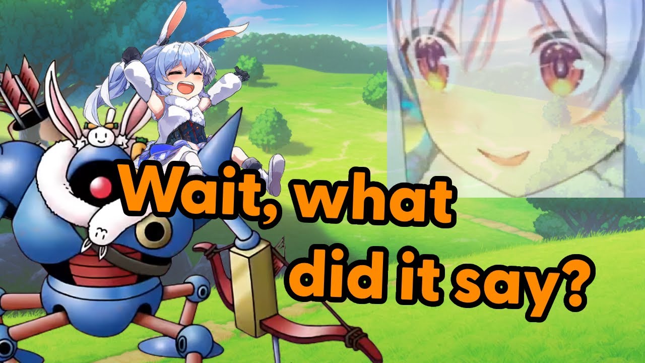 Pekora gets her collab monster Pekotto in-game and can't stop imitating it【Hololive】