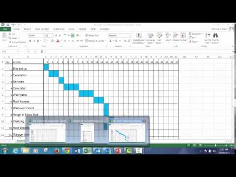 Simple bar chart with critical path #buildingeducation #diy #planning ...