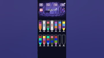 Water Sort Puzzle - Level 147 #games #gaming #gameplay #level #puzzle