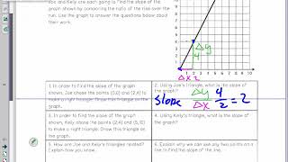 Day 5 Slope and Similar Figures Video for Notes