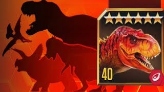 Tyrannosaurus Rex Vs 9 Opponents - Jurassic World The Game