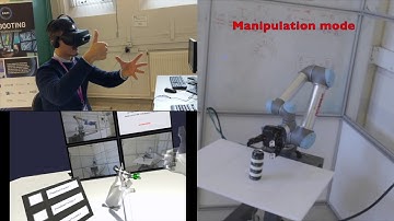 Bare-hand teleoperation of a robotic manipulator using Virtual Reality and Leap motion