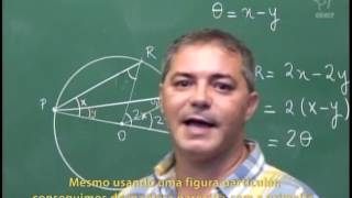 Geometria - Aula 53 - Um problema envolvendo área no círculo - Legendado