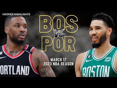 Boston Celtics vs Portland Trail Blazers Full Game Highlights | Mar 17 | 2023 NBA Season