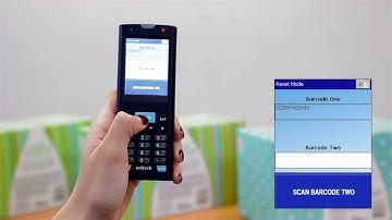 SRD650 - How to set up the Barcode Compare app - Unitech