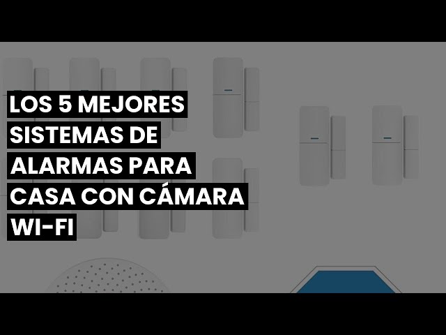 Garza Smart - Kit Sistema de Alarma Inteligente Wifi para el hogar, Sirena  120 dB, Sensor Movimiento y Apertura de Puertas/Ventanas, Alarma sin