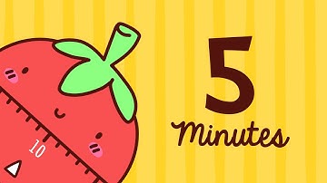 🍅 Pomodoro Timer - Tomato Clock - 5 minutes