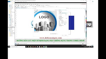 HƯỚNG DẪN LƯU MỘT SỐ ĐỊNH DẠNG FILE THÔNG DỤNG TRONG COREL DRAW | ĐỒ HỌA SÀI GÒN #corel #coreldraw