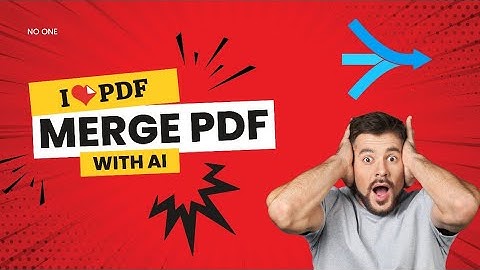 Merge PDF Files with AI Tools | iLove PDF Tutorial Ep.1 | AI Voice