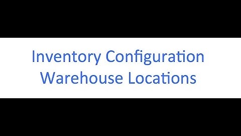 Datamoto CRM | Inventory warehouse location configuration