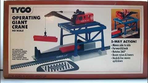 TYCO # 950 OPERATING GIANT CRANE