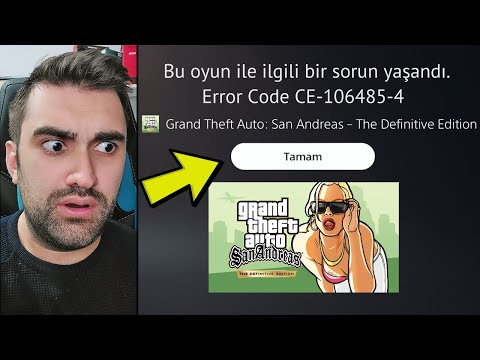 GTA SAN ANDREAS BOZULDU ARTIK AÇILMIYOR ! DEFINITIVE EDITION İNANILMAZ HATA