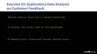 3.NPL-ML Using spaCy for Customer Feedback Analysis 3.3 Challenge Analyze customer feedback 2024.