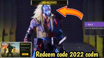 September 4 Today Working Redeem code cod mobile 2022 | codm Redeem code | codm Redeem code 2022